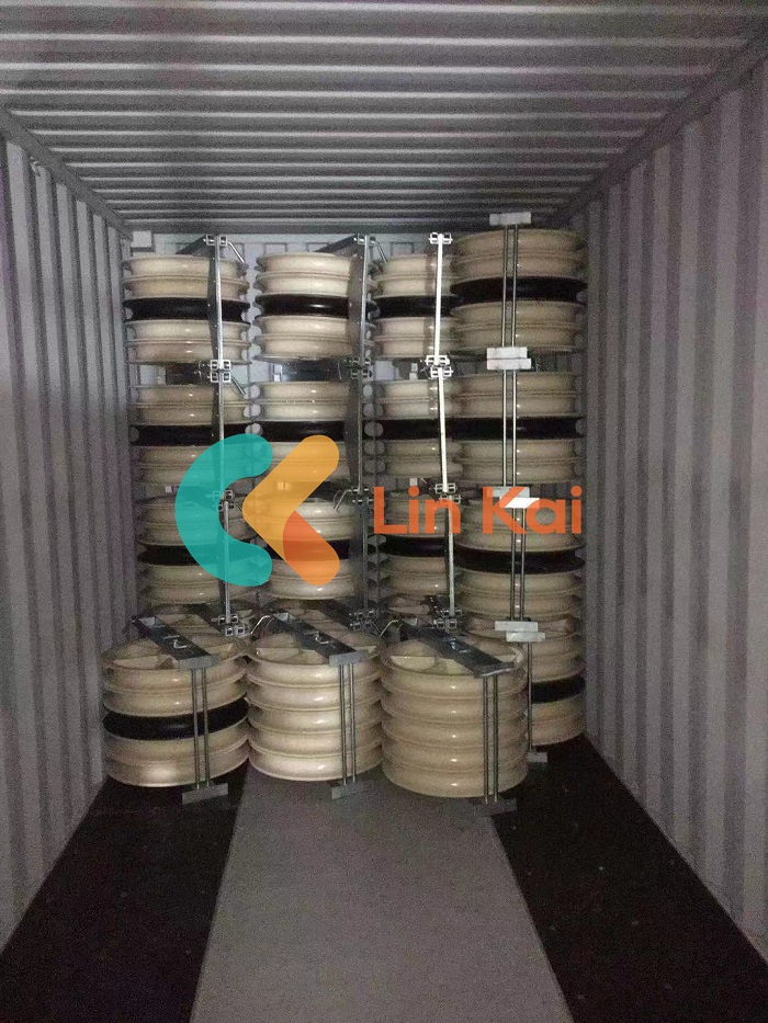 تم تصدير معدات التوتير لخط النقل العلوي